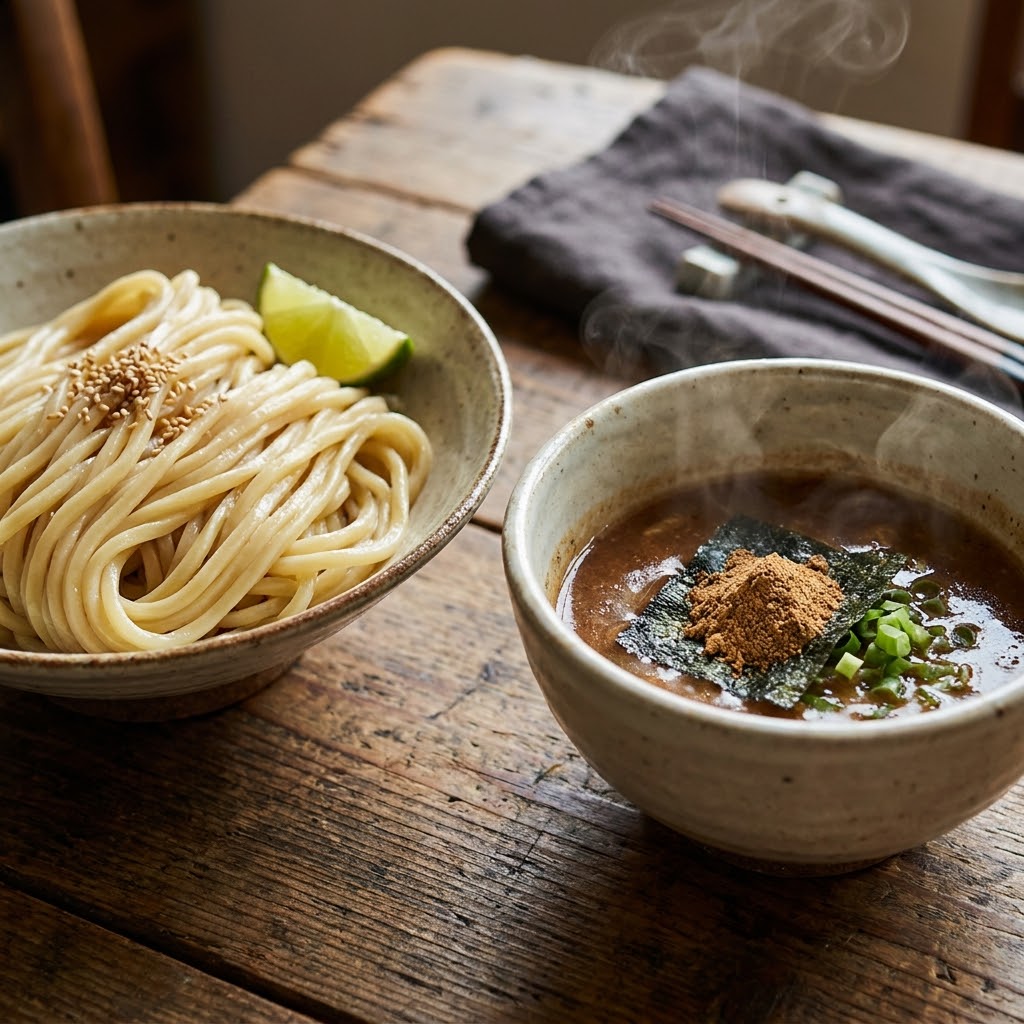 魚粉が炸裂！スーパーの食材だけで作る超濃厚極太魚介豚骨つけ麺